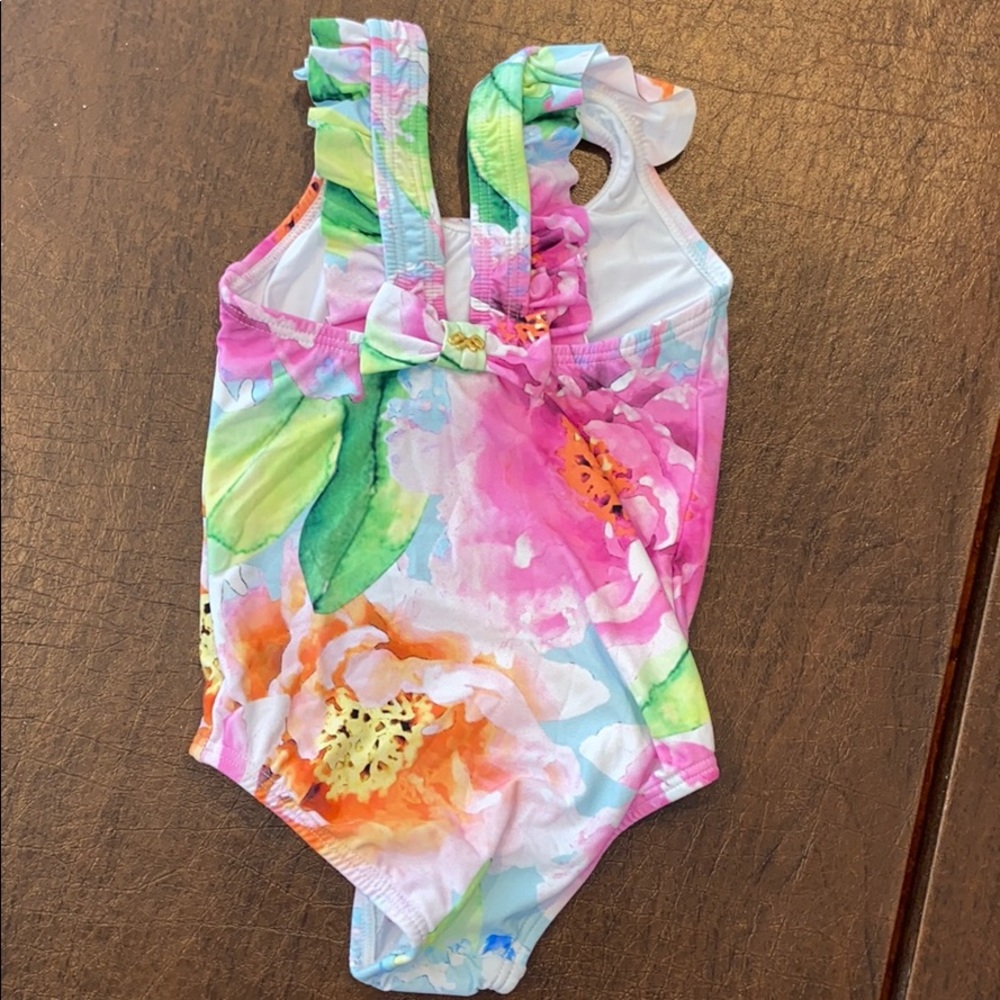 Brand new pilyq baby girls swimsuit size 12-18m